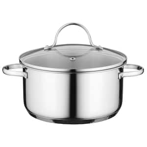 Essentials Comfort 2.3 qt. Stainless Steel 7 in. 18/10 Covered Casserole