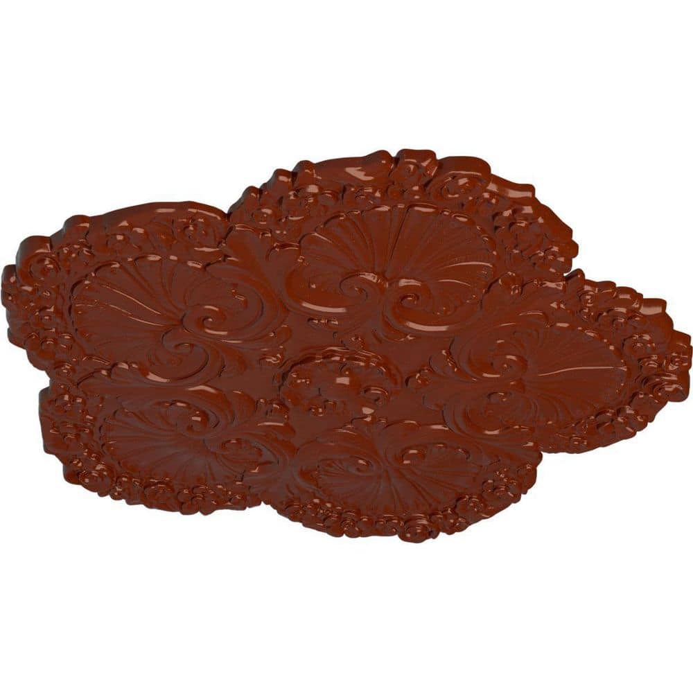 Firebrick High-Density Shell Ceiling Medallion