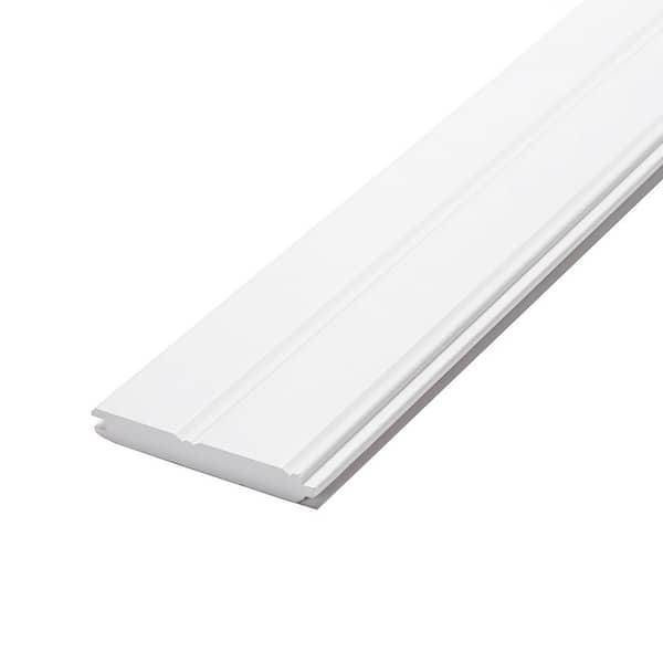 CMPC 1 in. x 6 in. x 8 ft. Radiata Pine Primed Finger-Joint Edge and Center Bead Panel (6-Pack)
