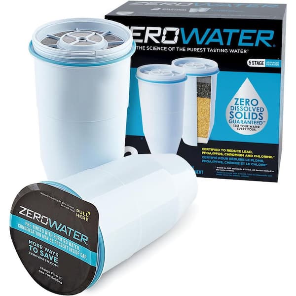 Water Pitcher Replacement Filters Water Filter Cartridge (2-Pack)