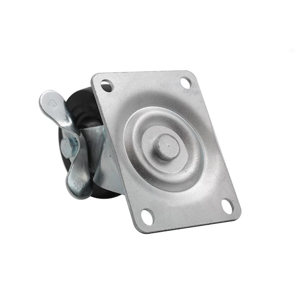 Everbilt 3 In. General Duty Black Polyproplyene Caster Swivel Plate ...