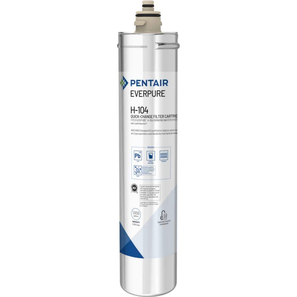 Everpure H-104 Under Sink Replacement Water Filter Cartridge