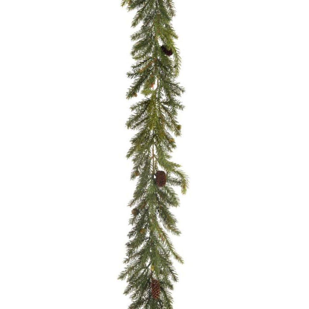 6 ft. Green Artificial Plastic White Spruce, Cone Garland price history on PriceWatchPro