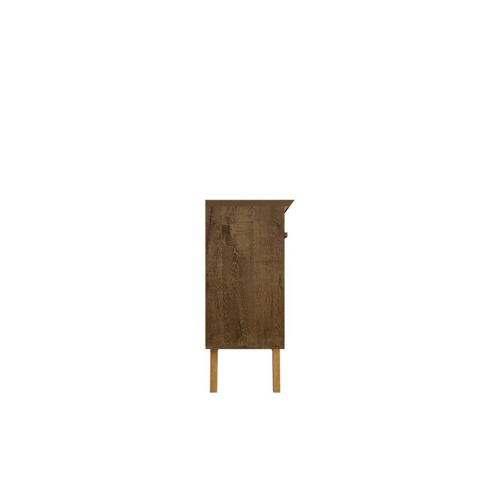 Yonkers Rustic Brown Mid-Century Modern Sideboard