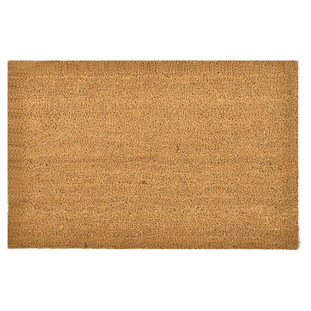 Evideco 13 in. x 24 in. Sheltered Front Door Mat Coir Coco Fibers Natural price history on PriceWatchPro