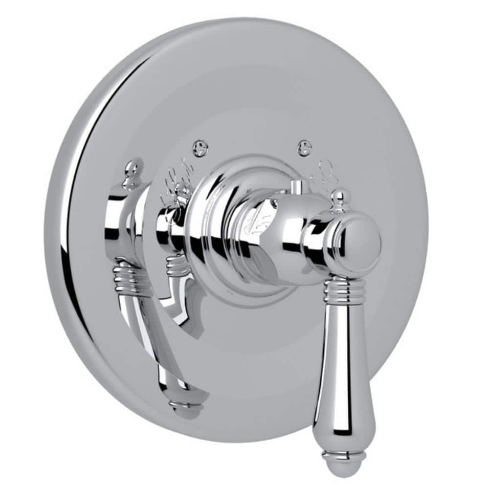 Polished Nickel Lever Shower Trim Plate