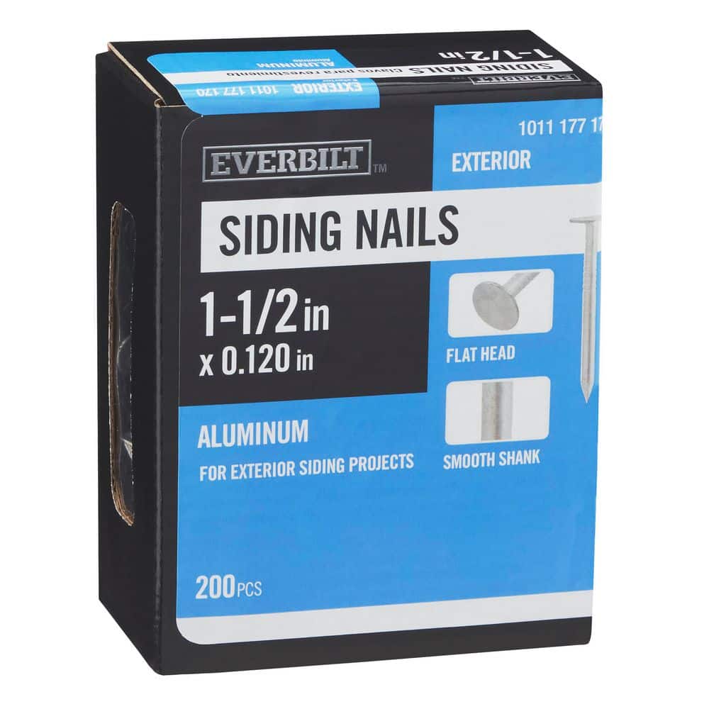 1-1/2 in. x #12 Smooth Shank Aluminum Siding 0.5 lbs. (200-Count) price history on PriceWatchPro