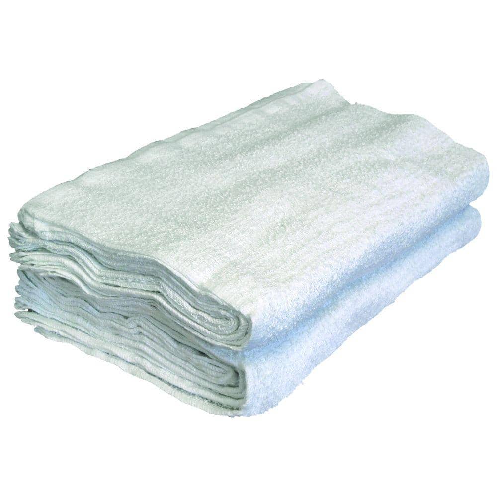 Pack of 200 Pro-Clean Basics A51761 Multi-Purpose Terry Towel 100% Cotton White 14 x 17 