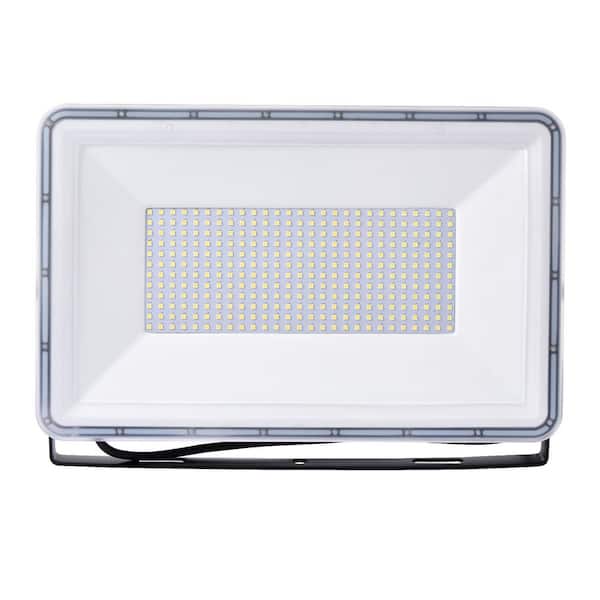 CIPACHO 300-Watt 120-Degree Black Integrated LED Outdoor Flood Light 3000K