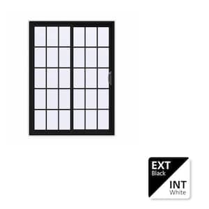 JELD-WEN 72 in. x 96 in. V-4500 Contemporary Black FiniShield