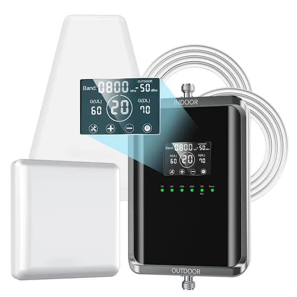 Yichuhaoxi 2 Amp Signal Booster Wireless Black 8000 ft. with Boost 4G LTE and 5G