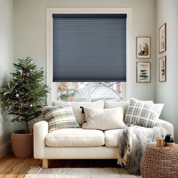 Chicology Cut-to-Size Morning Ocean Cordless Light Filtering Privacy Cellular Shades 38 x 48 in. L
