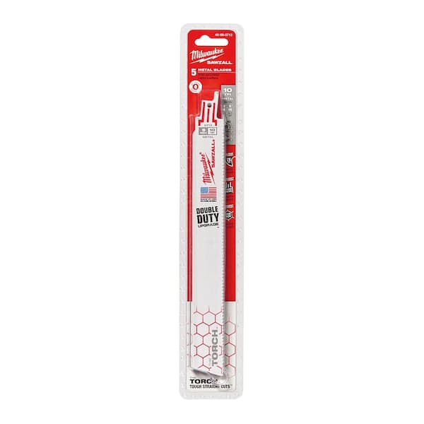 9 in. 10 TPI TORCH BiMetal Thick Metal Cutting SAWZALL Reciprocating Saw Blades (15-Pack)