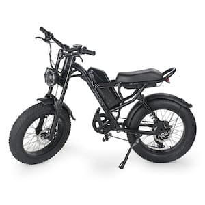 20 in. Audlts Electric Bike with 48V 500W Motor, 15AH Lithium Battery, Shimano 7 Speed Gears and Disk Brake System