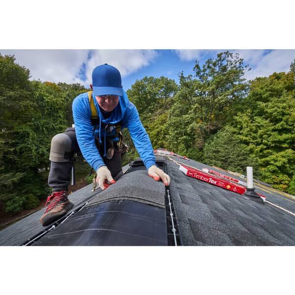 Timbertex Hickory Double-Layer Hip and Ridge Cap Roofing Shingles (20 lin. ft. Per Bundle) (30-pieces) Timbertex Hickory Double-Layer Hip and Ridge Cap Roofing Shingles (20 lin. ft. Per Bundle) (30-pieces)