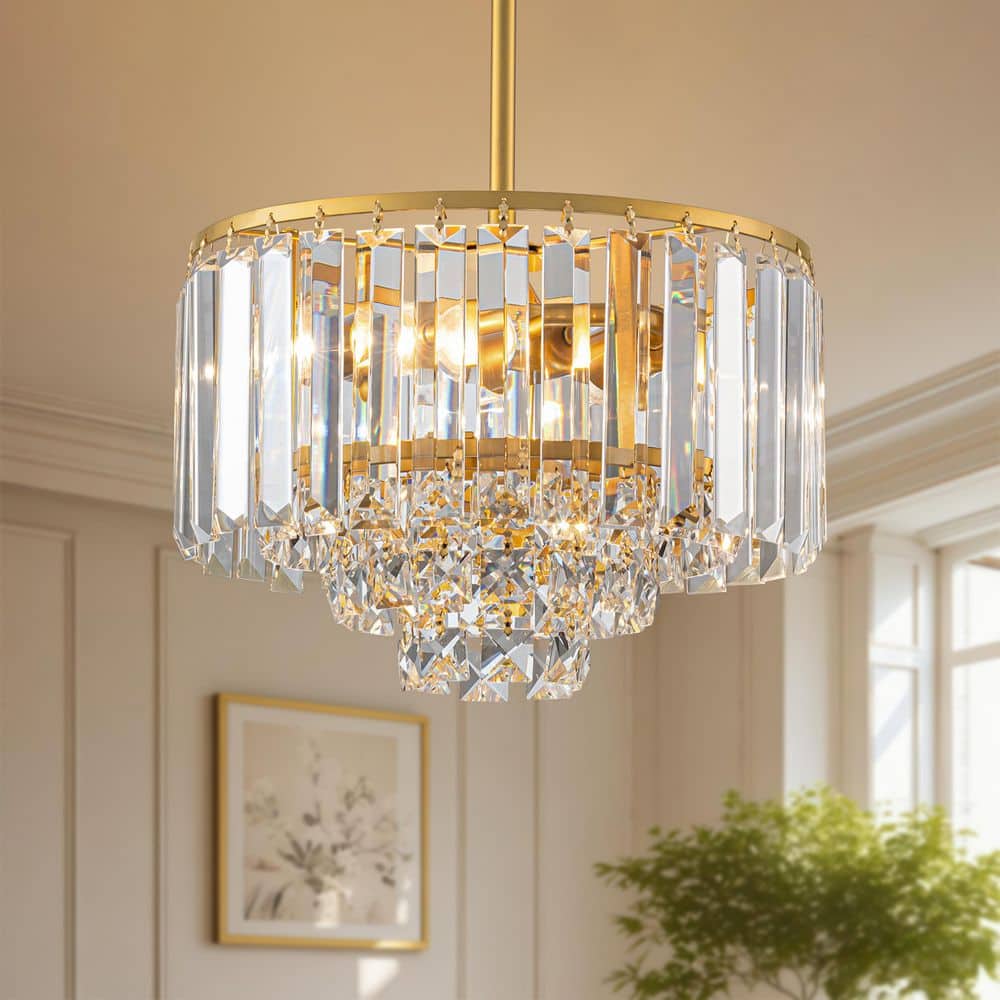 Modern Gold Crystal Pendant Light for Dining Room and Kitchen Island, 2-Light Elegant Mini Chandelier Ceiling Fixture price history on PriceWatchPro