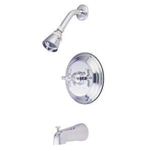 Metropolitan Single Handle 1-Spray Tub and Shower Faucet 2 GPM with Pressure Balance in. Polished Chrome
