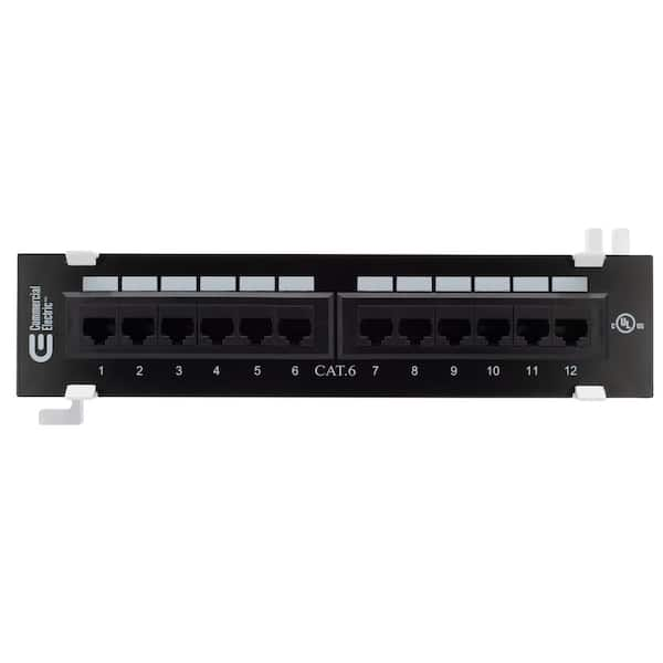 Photo 1 of Commercial Electric CE CAT6 Mini Data Patch Panel 12 Port 5113