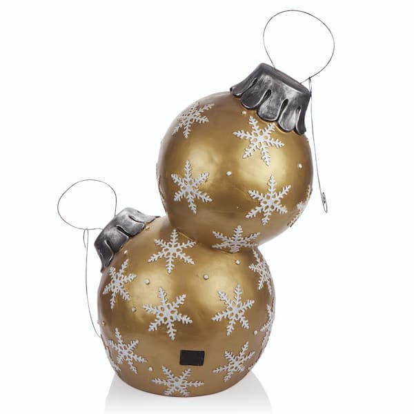 Alpine Corporation Indoor/Outdoor Merry Christmas Stacked Ornament