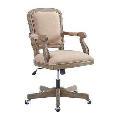 Fiona Rustic Brown Office Chair
