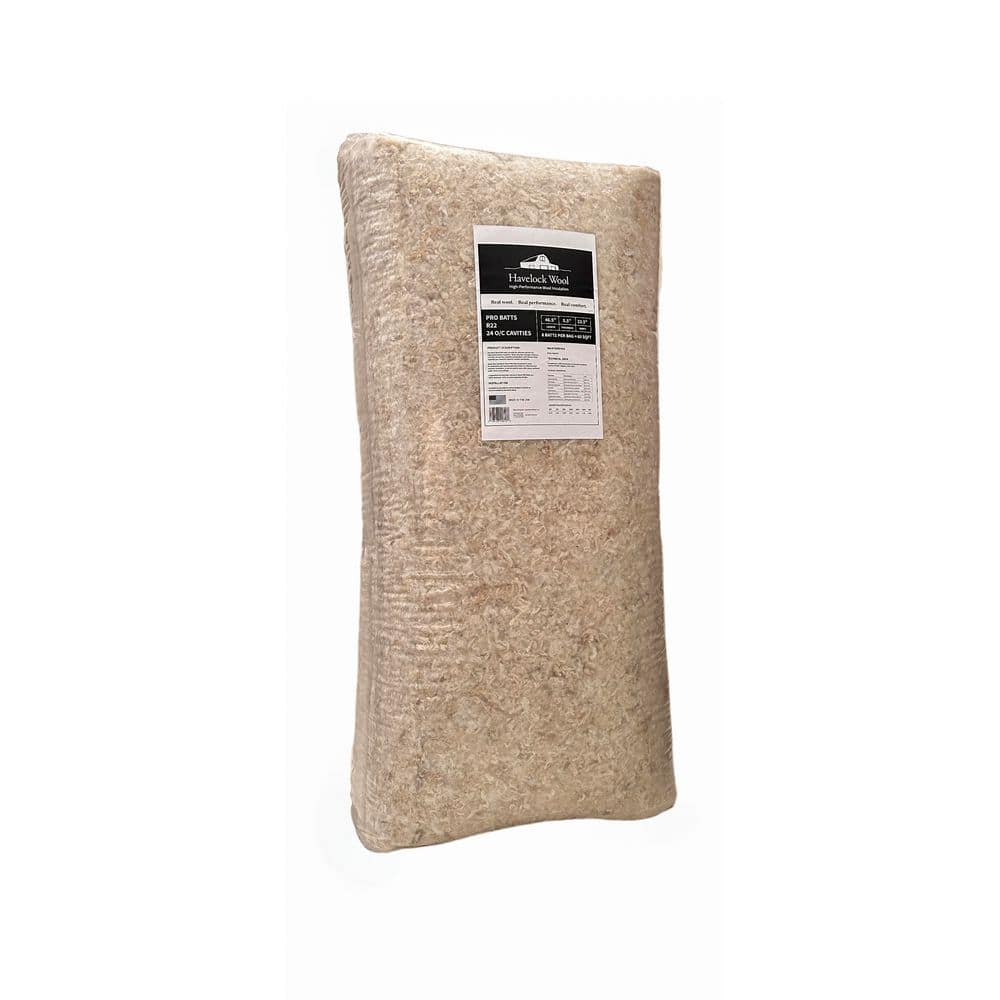 R-22 Unfaced Wool Insulation Batt 23.5 in. x 3.88 ft. (60 sq. ft. per Bag) price history on PriceWatchPro