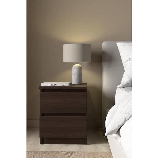 Tvilum Scottsdale Coffee 2-Drawer Nightstand