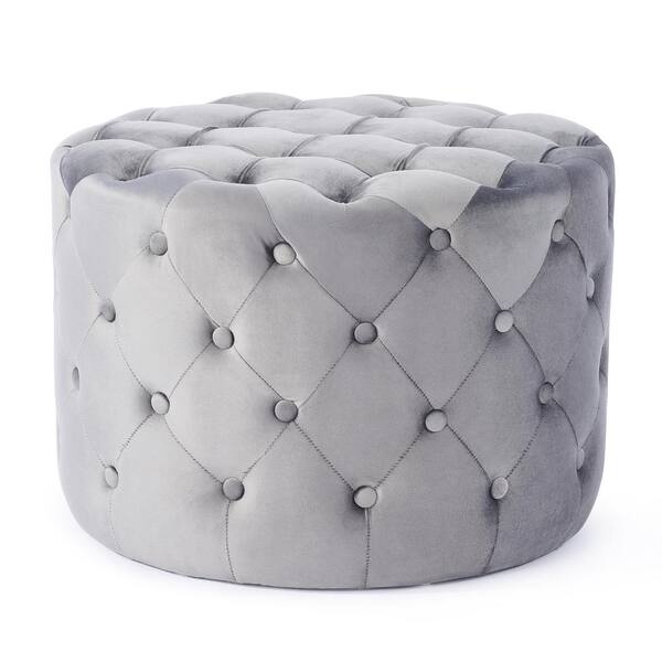 Foot Stool: 334.63'' Wide Tufted Square Cocktail Ottoman – GKW Retail