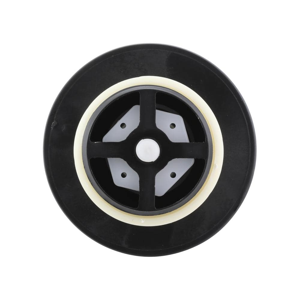 Matte Black Brass Touch-Toe Tub Drain Trim Kit