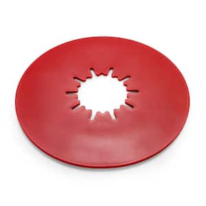 Fifth Wheel Lube Plate - 10" Red W/Ptfe