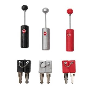 Barrel Cable Luggage Lock with 2-Keys