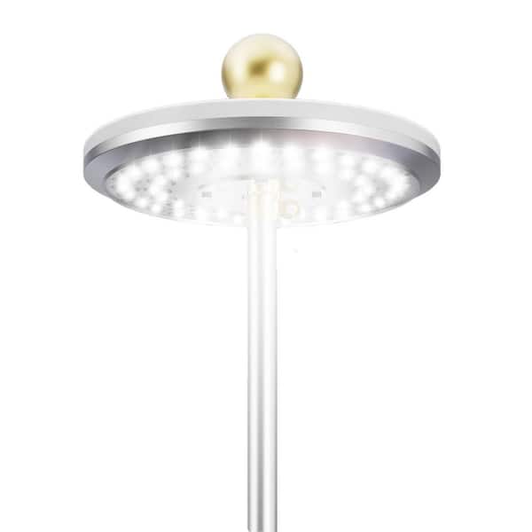 Adjustable Stainless Steel Flag Pole Light 2-Pack