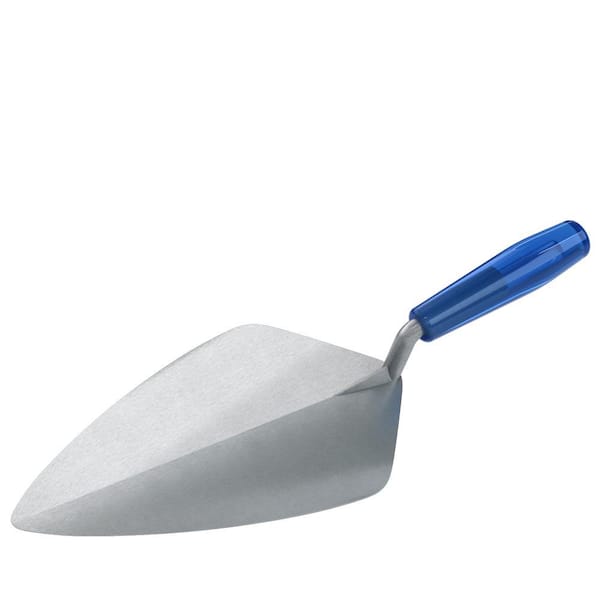Bon Tool 11 in. Keystone Forged Steel Wide London Masonry Brick Trowel with Plastic Handle