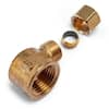 LTWFITTING 3/8 in. O.D. x 1/2 in. FIP Brass Compression 90-Degree Elbow  Fitting (5-Pack) HF706805 - The Home Depot