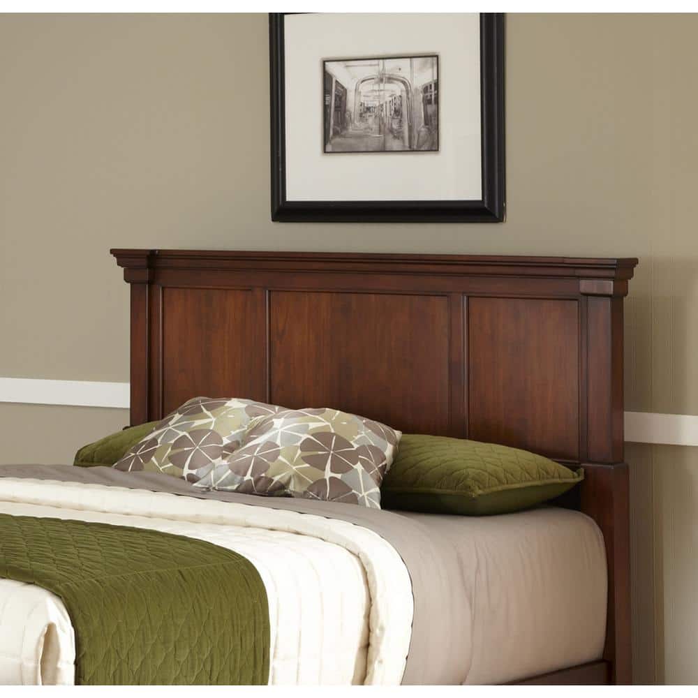 Aspen Rustic Cherry Full/Queen Mahogany Wood Headboard