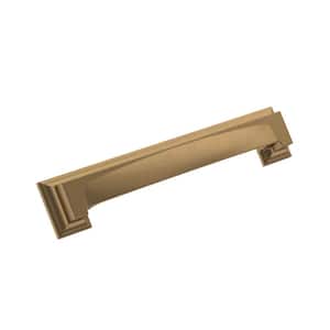 Appoint 5-1/16 in. (128 mm) and 6-5/16 in. (160 mm) Center-to-Center Champagne Bronze Dual Mount Cabinet Cup Drawer Pull