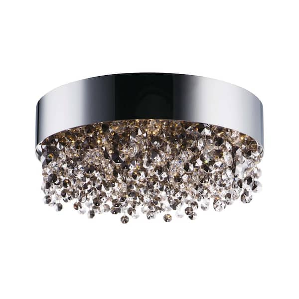 Maxim Lighting Mystic 16 in. Polished Chrome Integrated LED Flushmount Light
