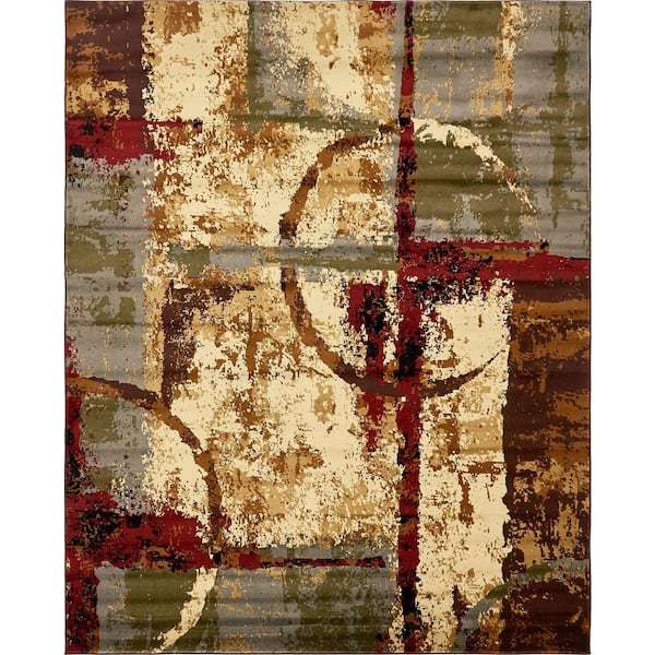 Unique Loom Barista Catuai Multi 8' 0 x 10' 0 Area Rug