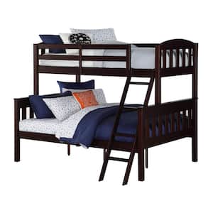 Airlie Twin Over Full Espresso Wood Bunk Bed