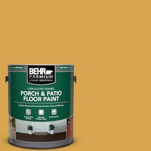 1 gal. #M290-6 Plantain Chips Low-Lustre Enamel Interior/Exterior Porch and Patio Floor Paint