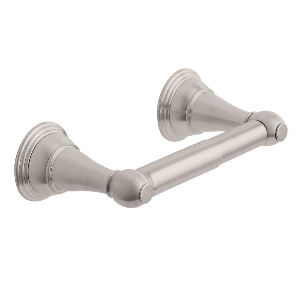 Glacier Bay Varina Double Post Toilet Paper Holder in Brushed Nickel