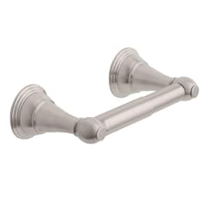 Varina Double Post Toilet Paper Holder in Brushed Nickel