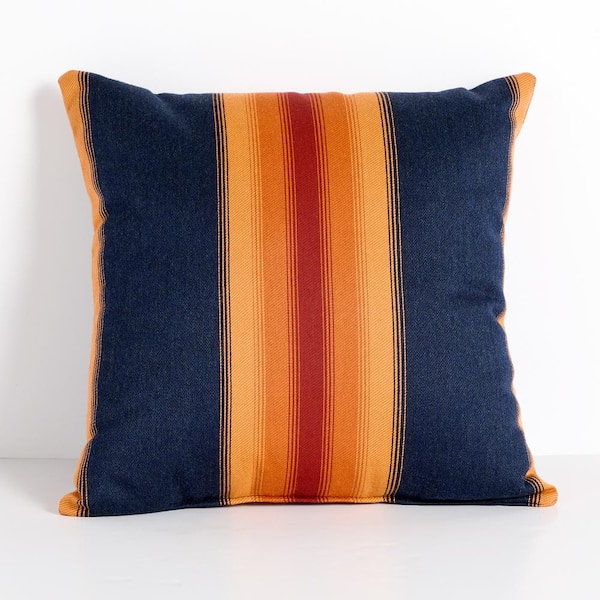 SORRA HOME Sunbrella Pendleton Grand Canyon Sunset Square Outdoor Throw Pillow