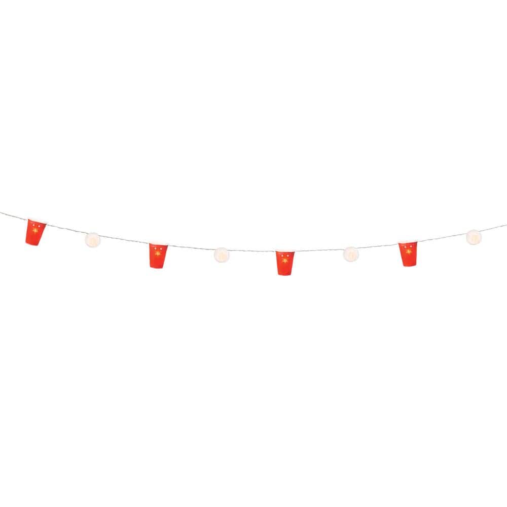 BLISS HAMMOCKS Outdoor 12 ft. Battery Operated Novelty Bulbs with Hanging Clips, 20 LED String Lights, and Remote Included