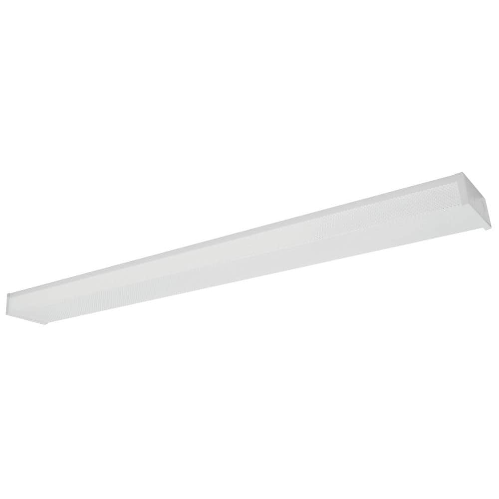White 48'' LED Under Cabinet Light Bar with Glass Diffuser