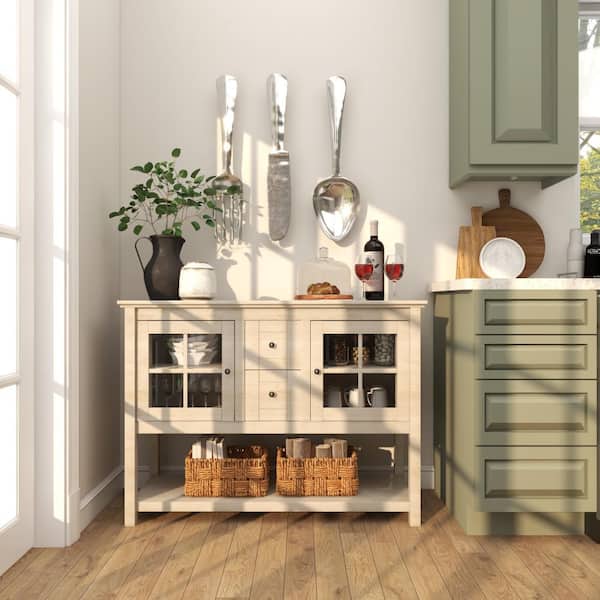 Aluminum Silver Knife, Spoon and Fork Utensils Wall Decor (Set of 3)