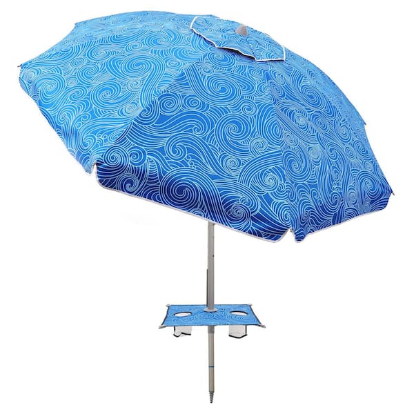 With Stand - Striped - Patio Umbrellas - The Home Depot