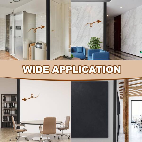 98'' Long Aluminum Wall Corner Guards – L-Formed 90° Trim, Anti-Rust & Waterproof, Black, 15mm Height
