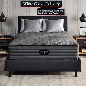 Black L-Class Queen Firm 13.75 in. Mattress Set with 9 in. Foundation