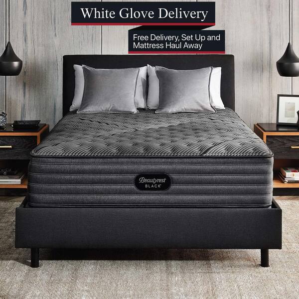 Beautyrest Black L-Class Queen Firm 13.75 in. Mattress Set with 9 in.  Foundation 700811472-9950 - The Home Depot