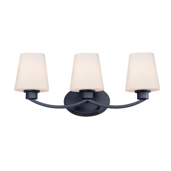 Maxim Lighting Shelter 3-Light Black Chandelier